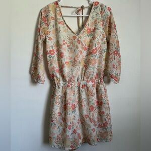 Jaime Floral Romper With Pockets